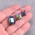 thumbnail image 4 of U8MO 10pcs Rectangle Faceted Colorful Crystal Glass Loose Beads For DIY Jewelry-Random Mixed-14x10mm, 4 of 5