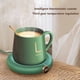 thumbnail image 4 of Posavasos eléctrico para taza de café, placa caliente de leche para regalos navideños (verde), 4 of 6