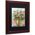 thumbnail image 2 of Trademark Fine Art "Spring Flowers in a Vase 6" Canvas Art by Hai Odelia, Black Matte, Wood Frame, 2 of 4