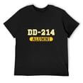 thumbnail image 3 of DD214 Alumni Fresh Men's Cotton Short Sleeve HD Print Tee for Casual T-Shirt Crew Neck Top Black XL, 3 of 7