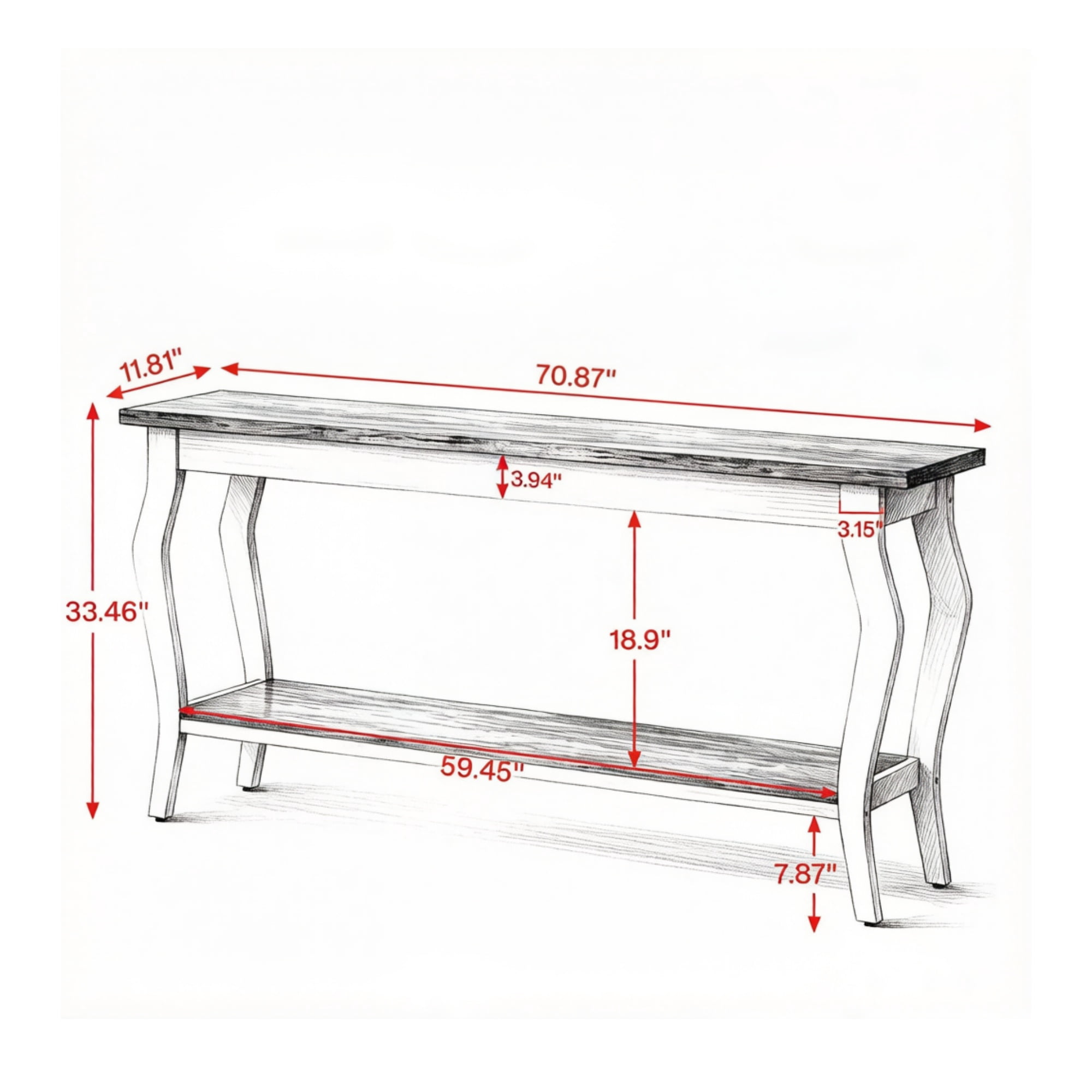 Long Console Table