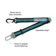 thumbnail image 3 of Kurgo Direct to Seatbelt Tether for Dogs, Car Seat Belt for Pets, Adjustable Dog Safety Belt Leash, Quick & Easy Installation, Works with Any Pet Harness, (Swivel Tether, Coastal Blue), 3 of 8