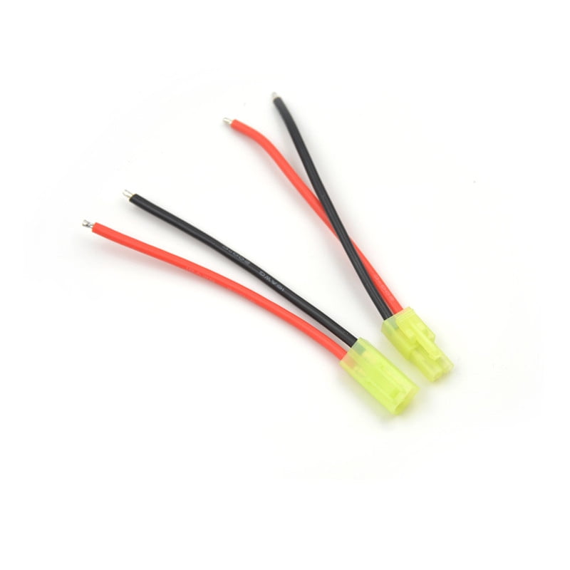 1 Pair Mini Tamiya Connector Male & Female 2pin Battery wire 16AWG P Bds! 