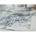 thumbnail image 5 of Rugs America Preston PS50B Ivory Sapphire Splatter Transitional Vintage White Area Rug, 2'6" x 4', 5 of 5
