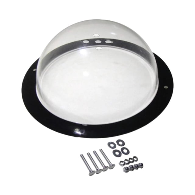 DOLITY Dog Fence Window Landscape Viewer Clear Acrylic View Dome for Outdoor, Backyard,