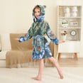 thumbnail image 4 of FORMRS Kids Bathrobe Unisex Hooded Robe Toddler Pajamas Sleepwear, Size 2-3T, Red Goldfish, 4 of 7