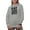 Heather Grey, variant on Eat Sleep Get Kids to Sports Repeat, Mom, Dad or Parent, White Hooded Sweatshirt or Hoodie, Small