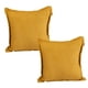 thumbnail image 1 of Cojin Decorativo Cuadrado Set de 2 Bless Mostaza, 1 of 4