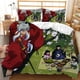 thumbnail image 3 of SQS Inuyasha 2 En 1 Juego De Fundas De Edredón De Tamaño Individual Sábana De Cama Dormitorio Cómodo Funda De Almohada Lavable Kagome Sesshoumaru, 3 of 4