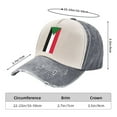 thumbnail image 3 of Flag Of Sudan Baseball Cap Distressed Adjustable Vintage Cotton Denim Hat for Women Men, 3 of 7