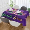 thumbnail image 5 of 60"x120" Mardi Gras Rectangle Tablecloth, Spill-Proof Polyester Table Cloth Table Cover for Kitchen Dining Picnic Holiday Party Decoration, 5 of 7