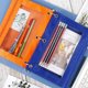 thumbnail image 5 of Paquete de 16 Bolsa para Lápices con 3 Anillos, Carpeta, Multicolor, Bolsa para Lápices con Ventana Transparente, para úTiles Escolares, Suministros de Oficina, 5 of 9