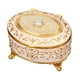 thumbnail image 5 of Joyero de metal, joyero de estilo vintage, contenedor decorativo, escritorio para mujer. Oro blanco, 5 of 9