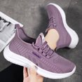 thumbnail image 4 of Vedolay Platform Sneakers for Women Womens Walking Shoes Lightweight Slip on Breathable Mesh Comfortable Sneakers,Purple 6.5, 4 of 5
