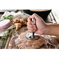 thumbnail image 7 of Meat Pounder Tenderizer - Solid Cast Stainless Steel Round Chicken Flattener Tool - Dishwasher Safe, 7 of 7