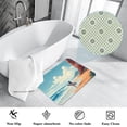thumbnail image 3 of Surf Non-Slip Polyester Door Rugs, Kitchen Rug, Chair Mat - Machine Washable Area Floor Carpet, 3 of 6