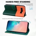 thumbnail image 4 of compatible Samsung S10 Wallet Case,3 Credit Card Slot ID Card Holder,PU Leather Flip Case with Strap Cheap and fine, 4 of 5