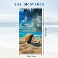 thumbnail image 3 of PHYHOO Beach Oversized Beach Towel Towel Super Soft &amp; for Travel Swimming 30x60in, 3 of 8