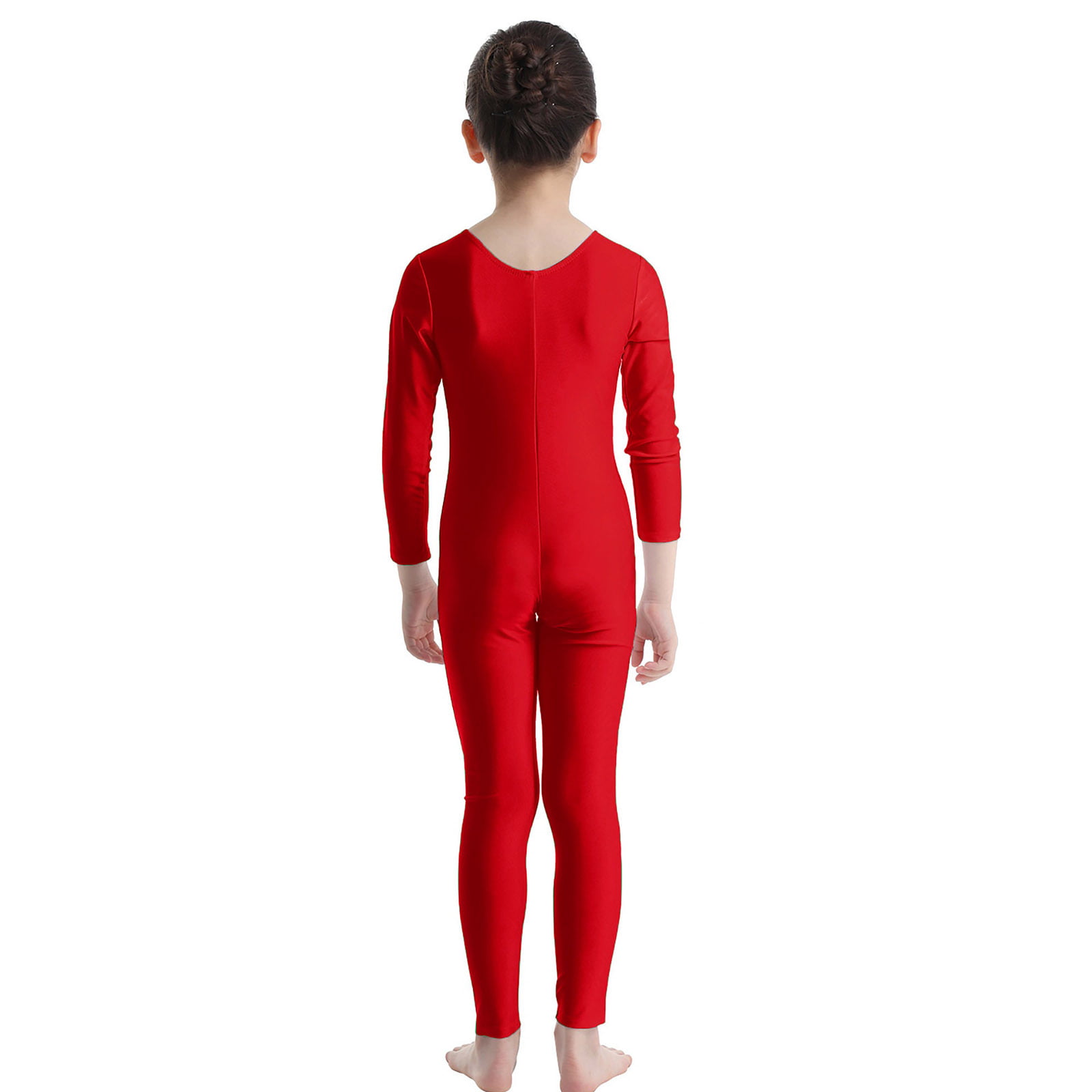 Øjeblik Klemme Karakter MSemis Full Body Catsuit Kids Girls One Piece Ballet Dance Gymnastic Leotard  - Walmart.com