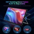 thumbnail image 4 of Golzer Android 15 Tablet, 15.4" Large Tablet 4GB RAM 128GB ROM, 8-Core MTK G99, 1080P IPS FHD Display, 10000mAh Battery, 5+13MP Dual Camera, Wifi 5, BT 5.0, with Screen Protector, Stand, 4 of 8