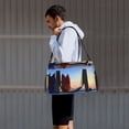 thumbnail image 6 of Lsque Bluey Pattern Hand Travel Bag, Weekender Carry On for Women Men, Sports Gym Bag, Workout Duffel Bag, Overnight Shoulder Bag fit 15.6 Inch Laptop, 6 of 6