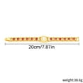 thumbnail image 2 of Pulsera para mujer, regalos para mujer, pulsera magnética de color oro carbono, pulsera de titanio de color oro carbono, pulsera para hombre, 2 of 5