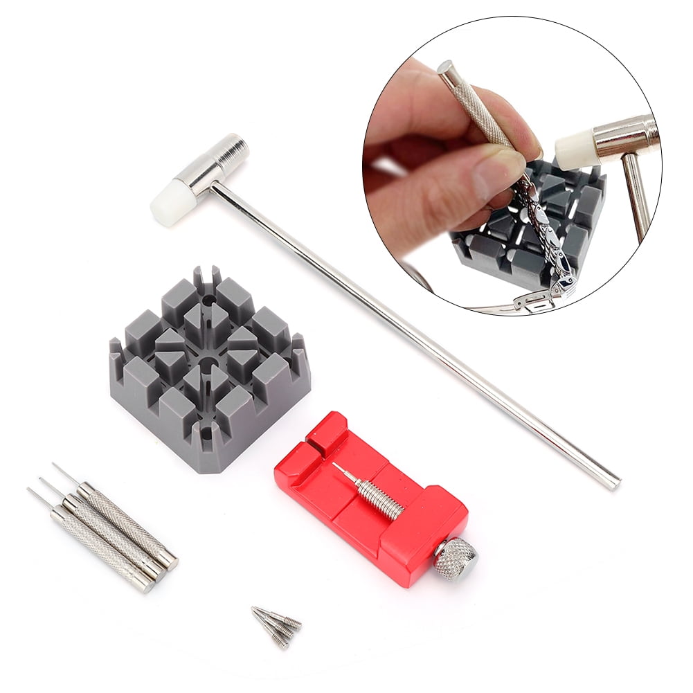 Cyllde Réparation De Montre 6 Pièces Tournevis Marteau Accessoire De Dissolvant De Bracelet De Montre Outil De Réparation De Montre Outils Et Kits De Réparation De Montre, Outils De Montre