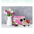 thumbnail image 2 of Dollibu Valentine's Day I Love You Heart Valais Blacknose Sheep Plush Stuffed Animal - 8.5 inches, 2 of 6