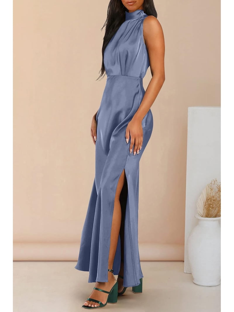 slim fit dress slacks Crystal Mulberry Silk Gown – Studio Alashanghai Silk main image 0