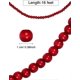 thumbnail image 3 of Black Friday 16 Feet Christmas Wood Bead Garland Wooden Bead Garland compatible Christmas Tree Holiday Decoration, 3 of 5
