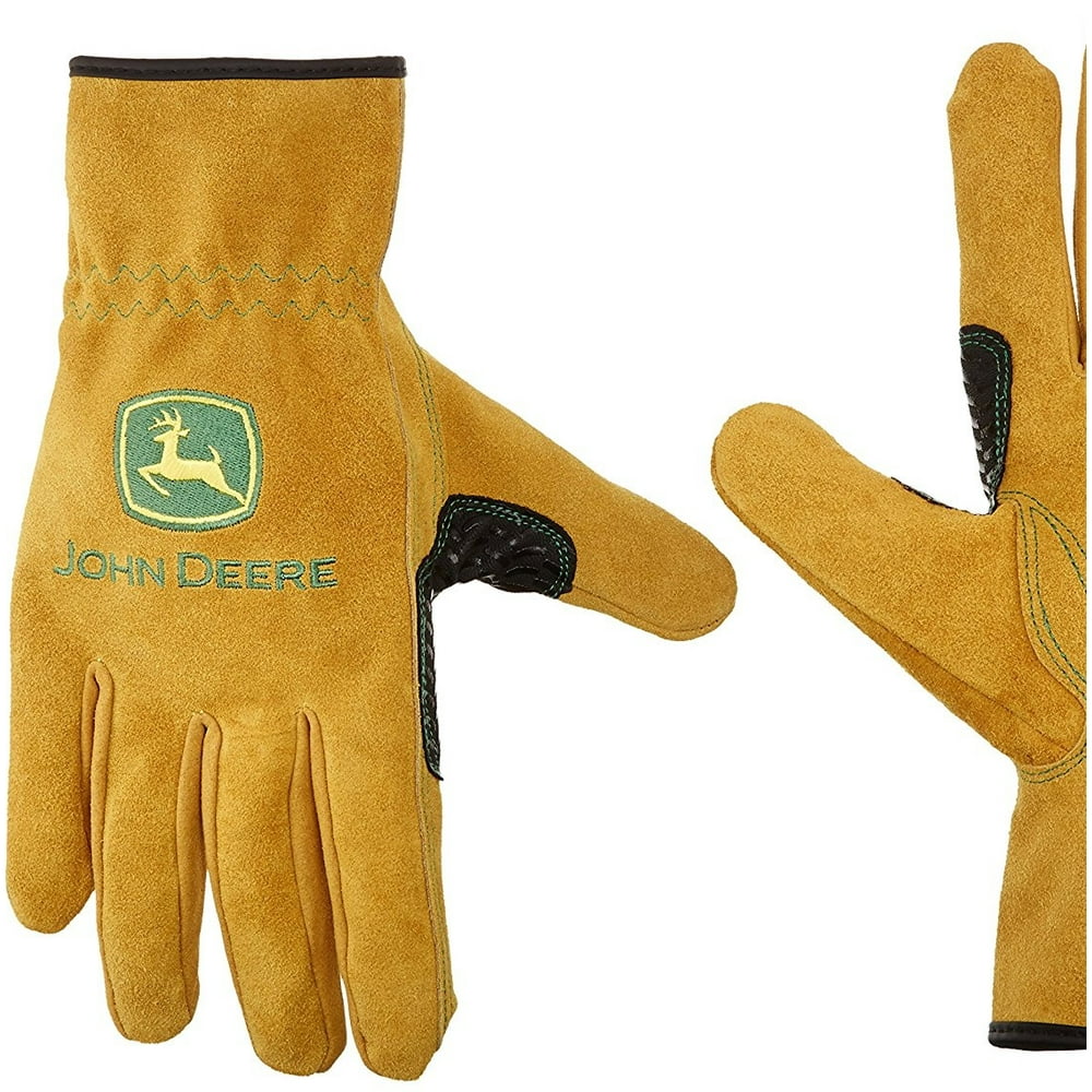 JOHN DEERE LARGE LEATHER WORK GLOVES LP42391 By JohnDeere