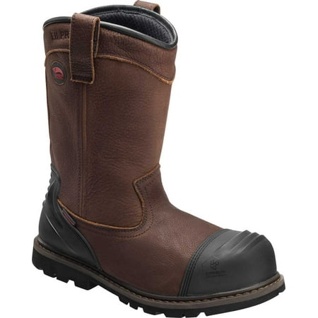 

Men s Avenger A7876 Carbon Toe Waterproof PR Wellington Boot Brown Full Grain Leather 8 M