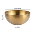 thumbnail image 3 of Large Stainless Steel Mixing Bowl for Kitchen | Salad Prep & Food Mixing | 28x13x13cm Metal Bowl | 1-Piece Set for Cooking & Baking, 3 of 6
