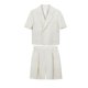 thumbnail image 5 of Odeerbi Niños Vestido Formal Traje Manga Corta Muesca Solapa Blazer Chaqueta + Traje Pantalones Cortos Trajes de Verano Conjunto, 5 of 8