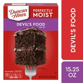 Duncan Hines Devils Food Chocolate Cake Mix, 15.25 oz