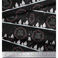 thumbnail image 3 of Soimoi Tissu en Velours Noir Baies Rouges & Joyeux Noël Tissu Imprimé 1 Yard 58 Pouces de Large, 3 of 3