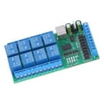 thumbnail image 4 of Relays Shield Modules, 8 Working Modes DC 12V UART Serial Port Input Output Interface Relay Board for Communication ANGGREK Otros, 4 of 8