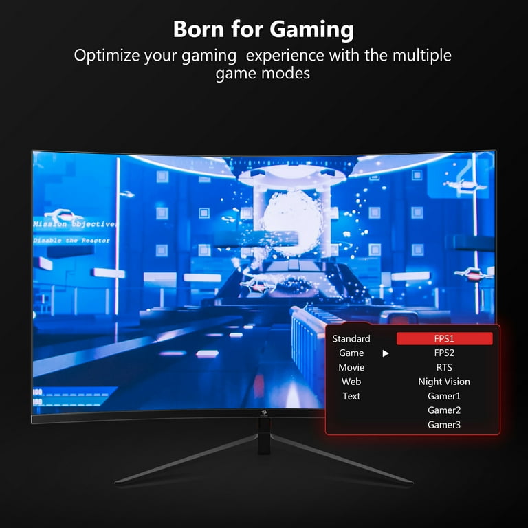Z-EDGE UG24 24-Inch Curved Gaming Monitor 180Hz(DP) 144Hz