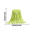 thumbnail image 3 of TACILIP 70cmX100cm Flannel Bath Towel Blanket Fleece Blanket Farai Fleece Blanket Plain Flannel Blanket Yoga Blanket Fleece Blanket Blanket, Birthday Gifts, 3 of 5