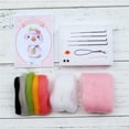 thumbnail image 4 of Kayannuo Christmas Toys Penguin Cute Pattern Handmade DIY Poke Wool Felts Material Production Package, 4 of 9
