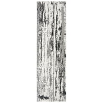 SAFAVIEH Classic Vintage Morley Abstract Runner Rug, Grey/Ivory, 2'3" x 8'