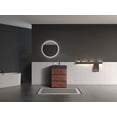 thumbnail image 3 of CITTANEO 24 Inch Bathroom Vanity with Black Sink, Modern Bathroom Cabine in Walnut, 3 of 6