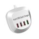 thumbnail image 1 of Cargador USB de 4 puertos QC3.0 Carga rápida 36W 2.4A Teléfono, 1 of 8