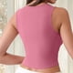 thumbnail image 5 of Top de poliéster para mujer, con tirantes de color liso y ventilación en el interior., 5 of 6