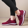 thumbnail image 6 of HTHLVMD Everyday and Travel Wear, Womens Walking Shoes, Casual Mesh Walking Shoes, Women's Running Shoes, Breathable Soft-Soled Low-Top Walking Training Shoes, Comfortable Outdoor Sports, Red 8, 6 of 9