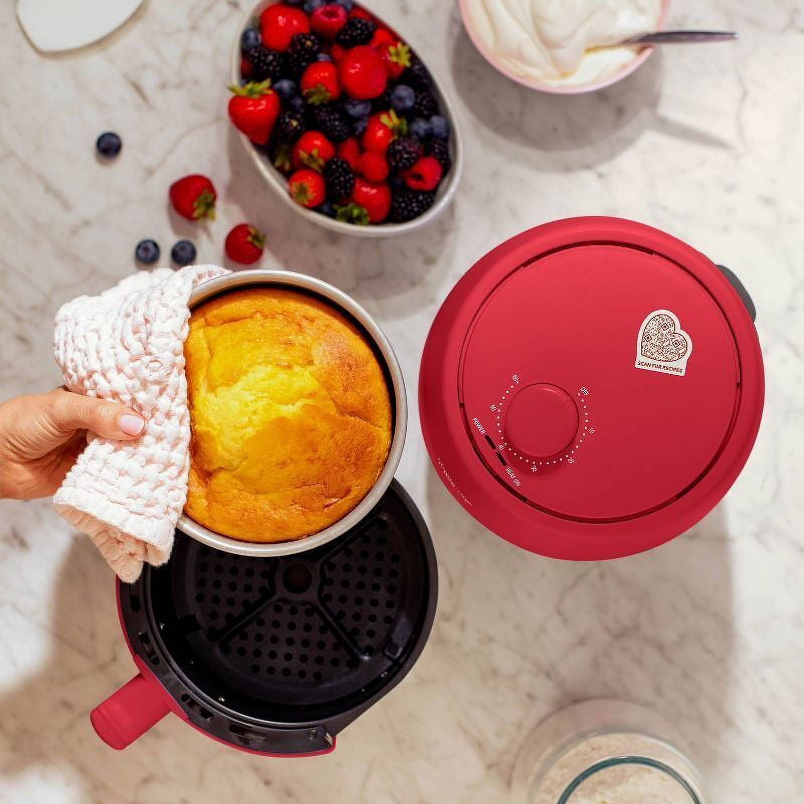 by bella 2.0qt Air Fryer Color Red