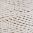 thumbnail image 4 of 1roll Macrame Cotton Cord Twisted Cotton Rope for Wall Hanging Plant Hangers Crafts and Wedding Decorations Creamy White 5mm about 100m/roll, 4 of 7