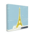 thumbnail image 4 of Stupell Industries Eiffel Tower Architecture Travel & Places Painting Gallery Wrapped Canvas Art Print Wall Art, 24 x 24, 4 of 8