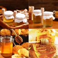 thumbnail image 2 of 10 Pcs Honey Dipper Sticks, 3 Inch / 8 Cm Mini Wooden Honeycomb Stick, Small Honey Spoons Stirrer Stick For Honey Jar, 2 of 4