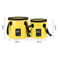 thumbnail image 6 of NIBOLOG 12/20L Outdoor Camping Foldable Bucket with Portable Handle Waterproof Multifunctional Car Washing Fishing Collapsible Water Storage Pail, 6 of 8